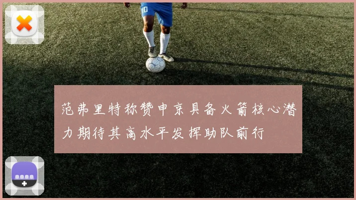 范弗里特称赞申京具备火箭核心潜力期待其高水平发挥助队前行